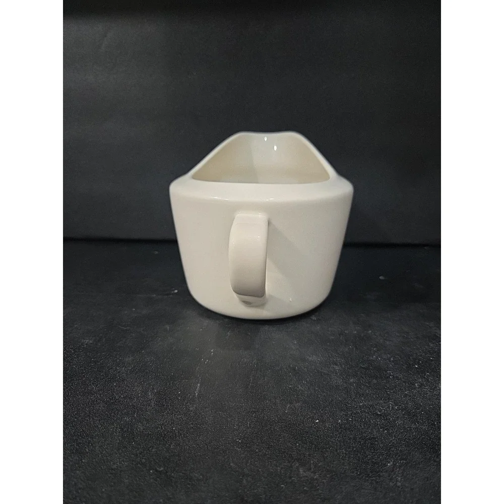 Real Simple White Creamer Pitcher, Sturdy Gravy‎ Sauce Pitcher, Butter Pitcher